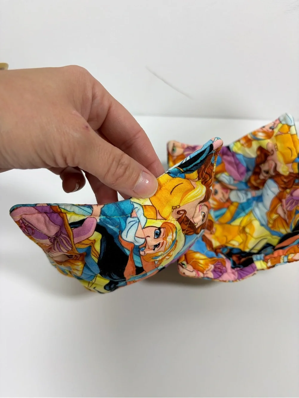 Unbranded Multicolor Princess Print Fabric Bowl Cozy - Pack of 2